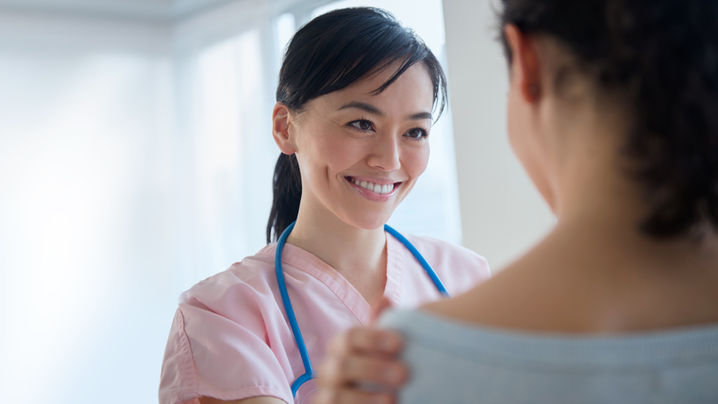 Nurse Talking to Patient