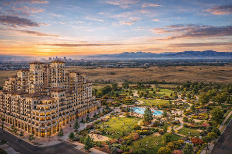 Exterior amenities at Tava Towers