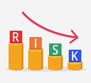 financial-risk-reduction-and-management-concept-with-piles-of-coins-and-the-text-vector.jp