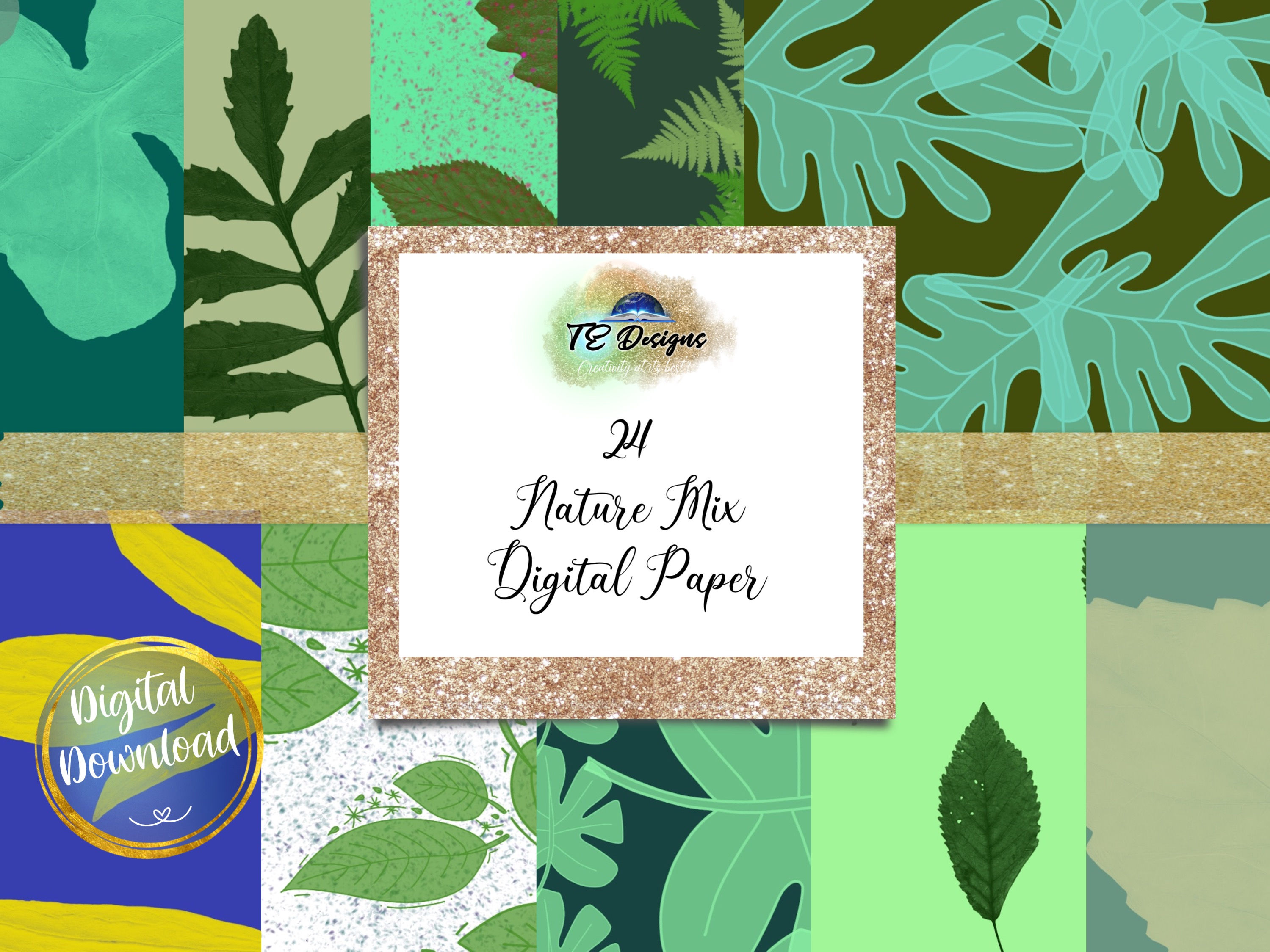 Nature Mix Digital Papers