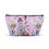 Thumbnail: Pink Back to School Pencil Case, Teacher, Student Accessory Pouch w T-bottom