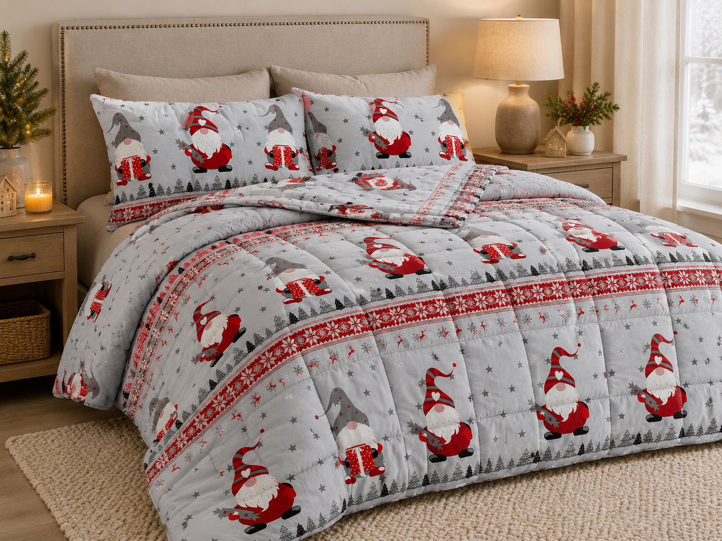Blanket Merry Gnomes 140x205 SiegfriedKummer
