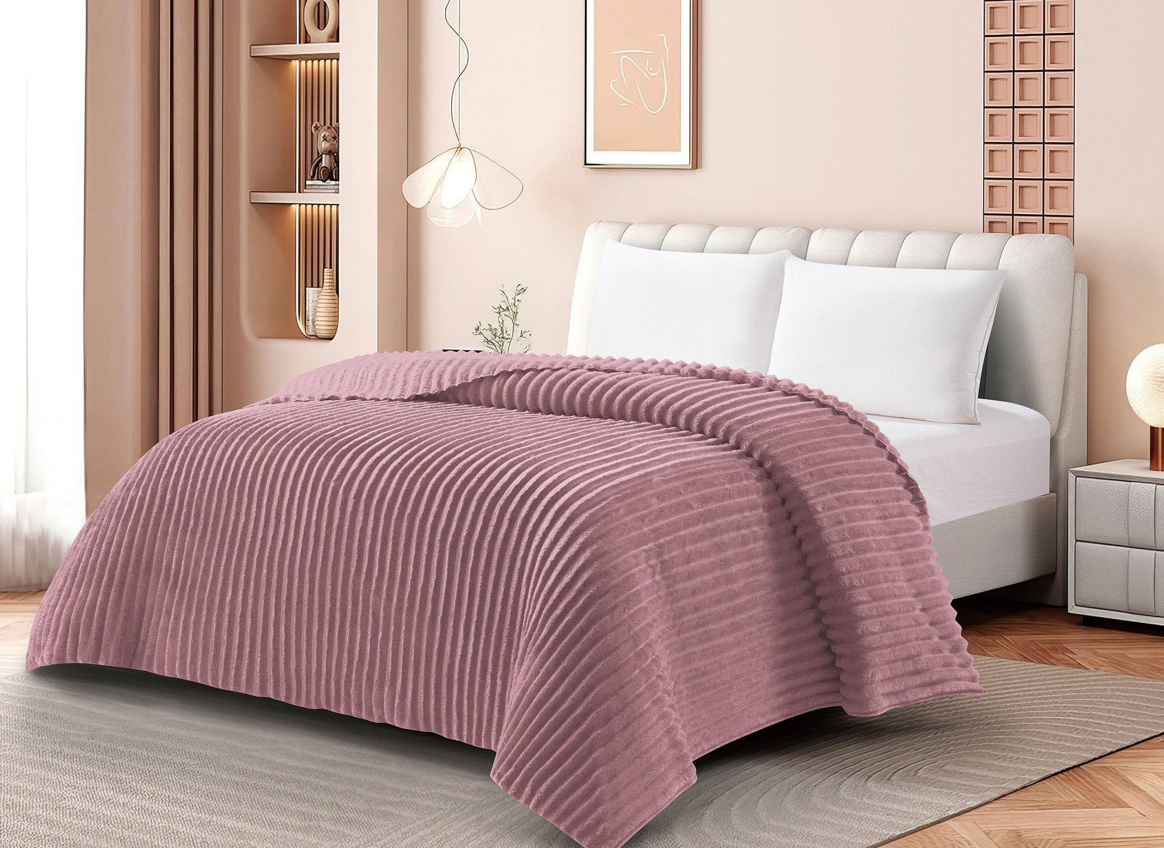 Manta de forro polar Fiori Notturni 220x240 SiegfriedKummer