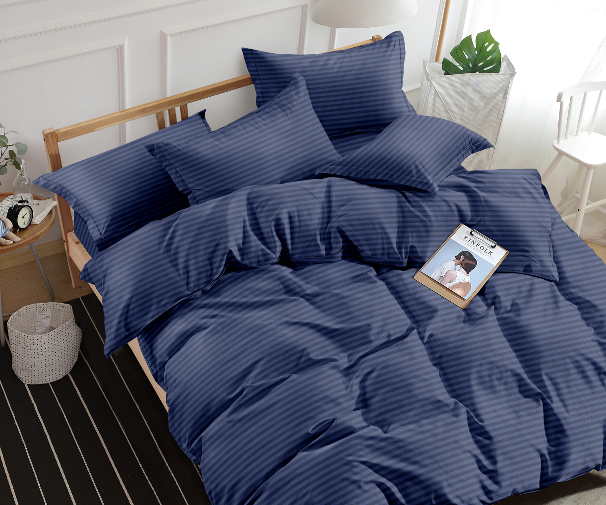 Bedding set Marine Blue s.Euro SiegfriedKummer