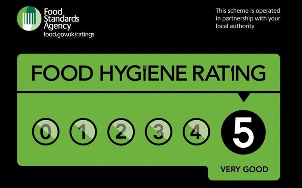 Windlesham Manor awarded a 5 star Food Hygiene Rating