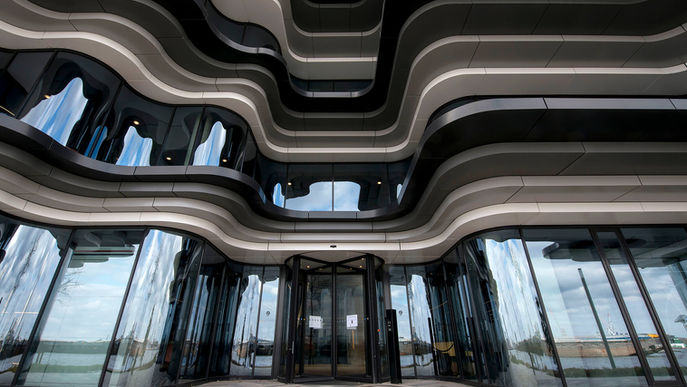 Architectuurfotografie Exterieur voor Architecten - projectfotografie van modern kantoorgebouw