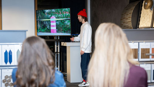 fotoreportage tijdens 12,5 jarig bestaan van Architecten Showroom Amsterdam