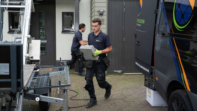 Samenwerking binnen team Solar Fusion