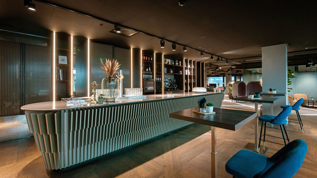 Projectfotograaf Noord Holland -  Moderne bar en lounge, stijlvol interieur