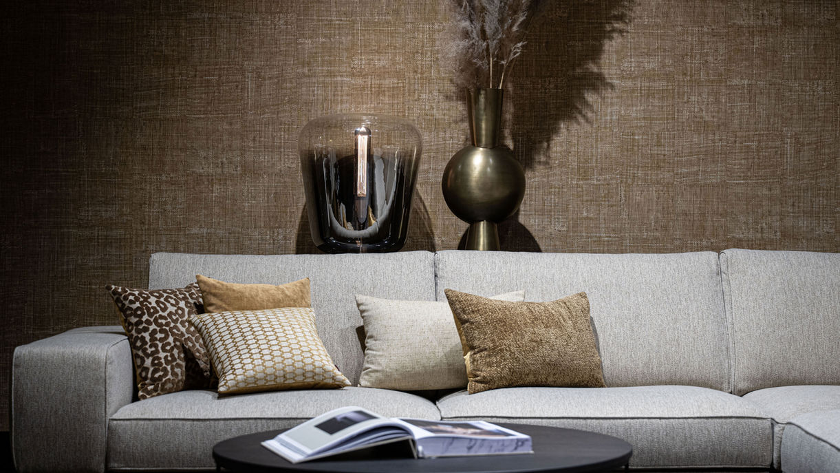 Fotografie-abonnement voor interieurbedrijven. Interieurfotografie sierkussens Hoom Collection