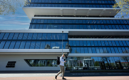 Vastgoed en architectuurfoto's van het gebouw CitySide in Amsterdam
