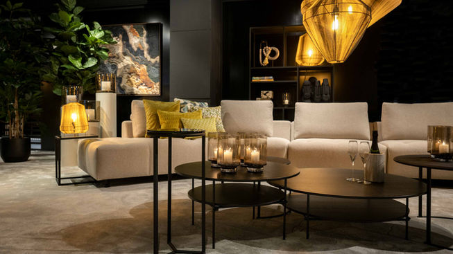 Interieurfoto's van de showroom bij Haans Lifestyle in de Woonindustrie in Nieuwegein