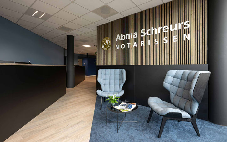 interieurfotografie projectontwikkelaars - strakke entree Abma Schreurs Purmerend