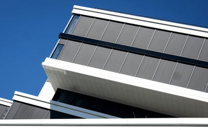 Vastgoed en architectuurfoto's van het gebouw CitySide in Amsterdam