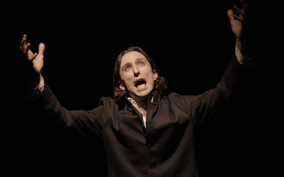Louis de Bérail dans le rôle de Charles Baudelaire