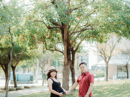台中新秘推薦/孕婦寫真/美式風格/台中新都生態公園