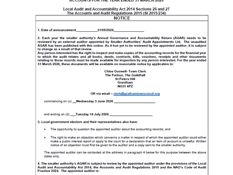 Notice of Public Rights