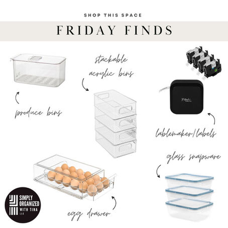 Fridge organization products