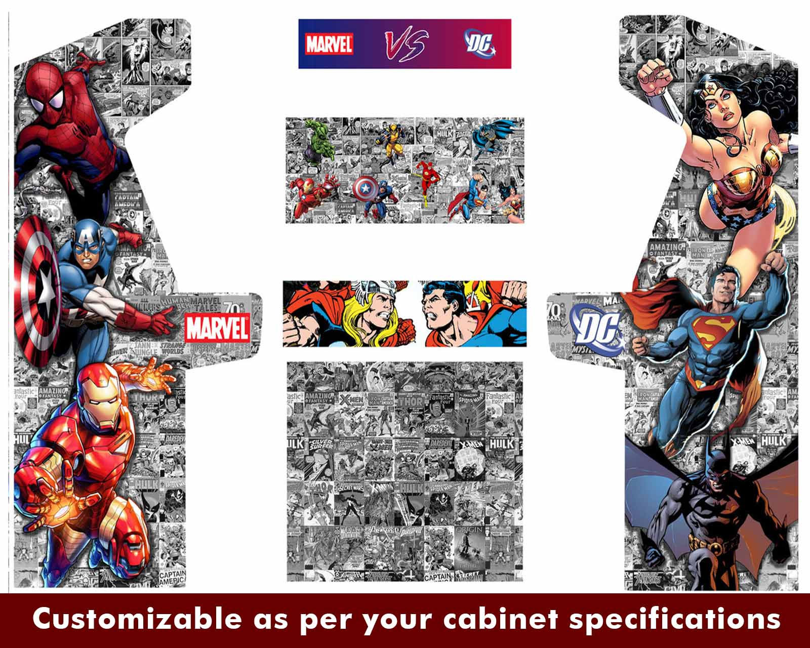 Marvel vs Capcom Comics Arcade Graphics