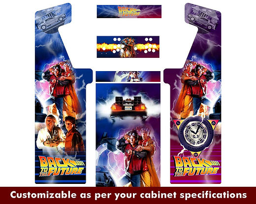Back To The Future v5 Art & Vinyl | Arcade Graphics