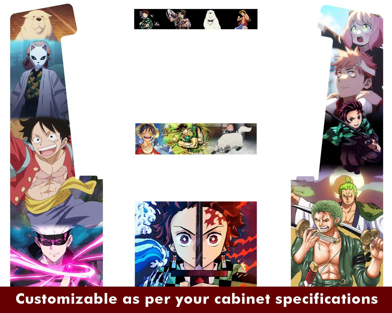 Anime Mashup Arcade Graphics