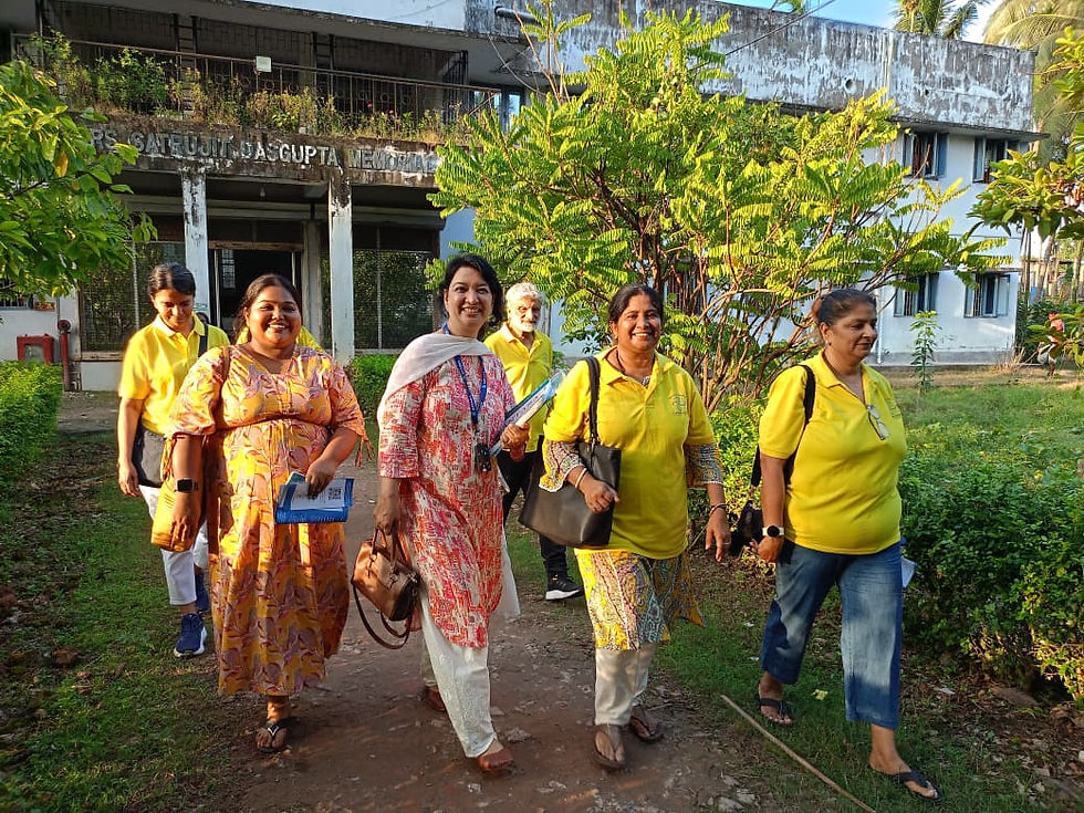 Our team engaged in a two-hour experiential learning exchange at Antara