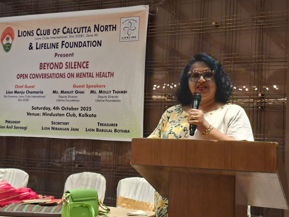 Molly Thambi, Deputy Director of Lifeline Foundation