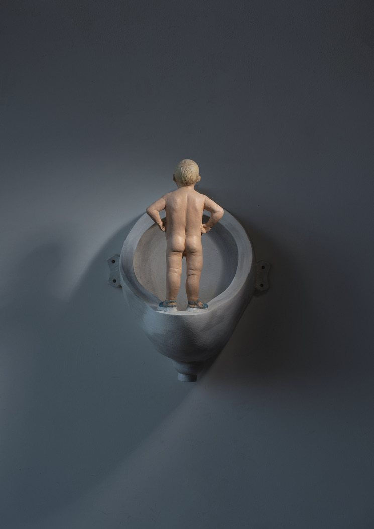 Hansje en de kunst, beschilderd keramiek, Hans Kuyper
