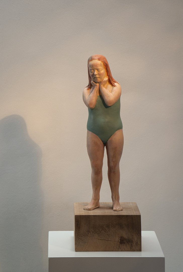 Koudwatervrees, beschilderd keramiek, Hans Kuyper