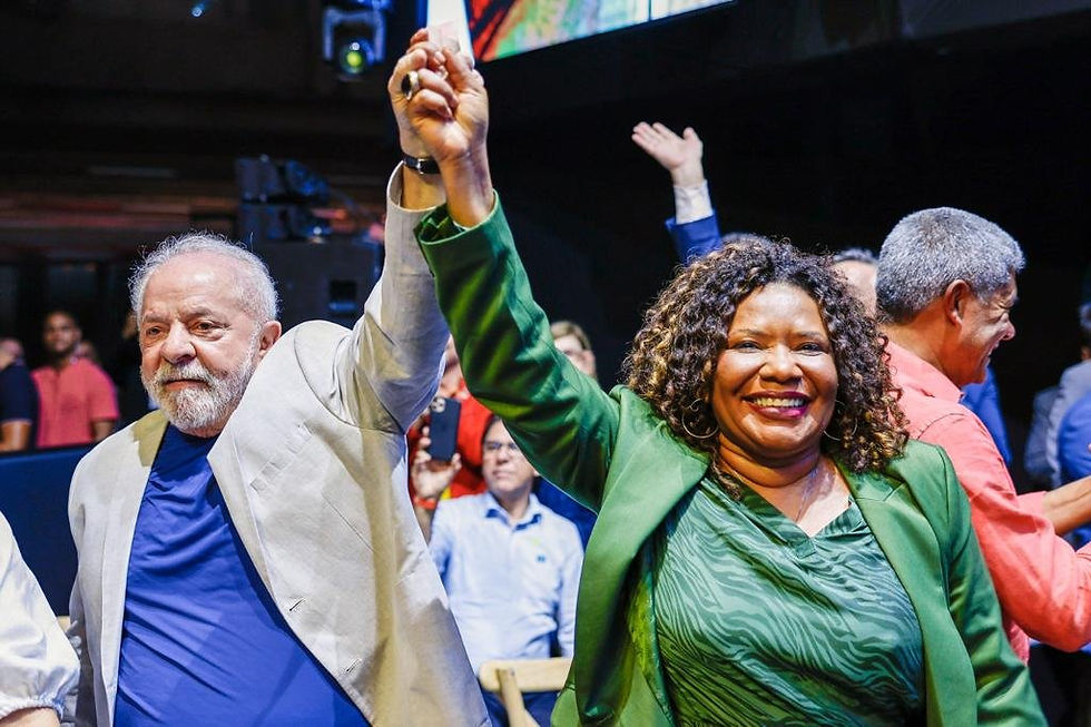 Presidente Lula e Margareth Menezes