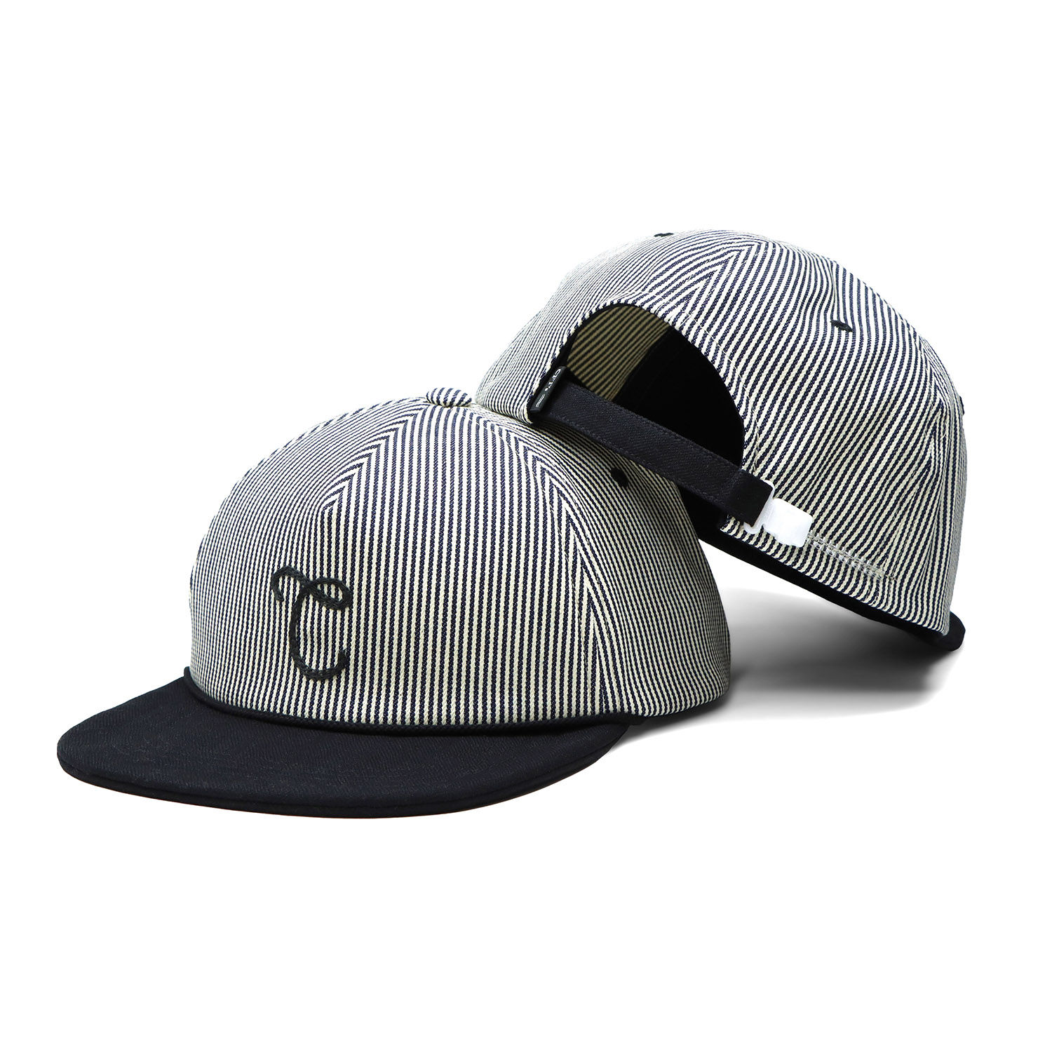 "HICKORY STRIPE TRUCKER CAP / FLACK”