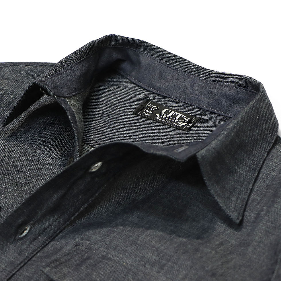 섬네일: "DENIM PULLOVER  SHIRT / LOG"