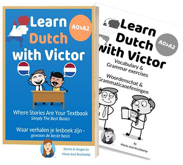 Learn Dutch with Victor A0>A2 book and exercise book