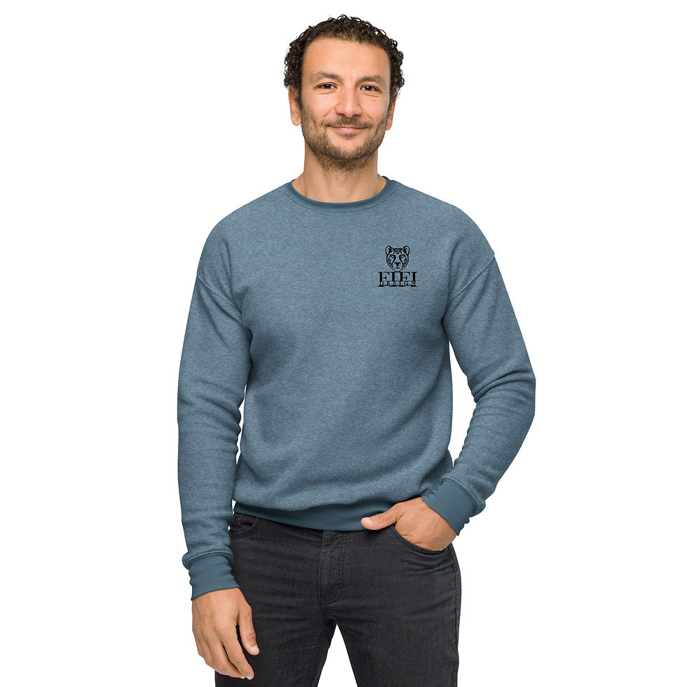 Thumbnail: Unisex sueded fleece sweatshirt