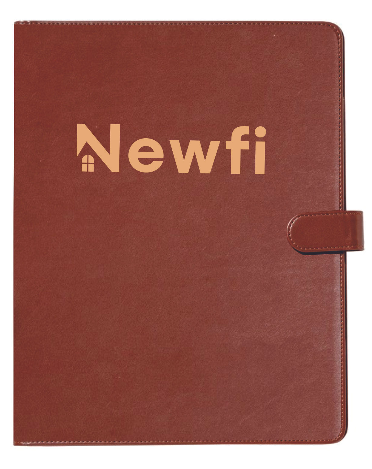 Professional Leather Journal with Snap Button Strap (LG48-T, LG48-K)