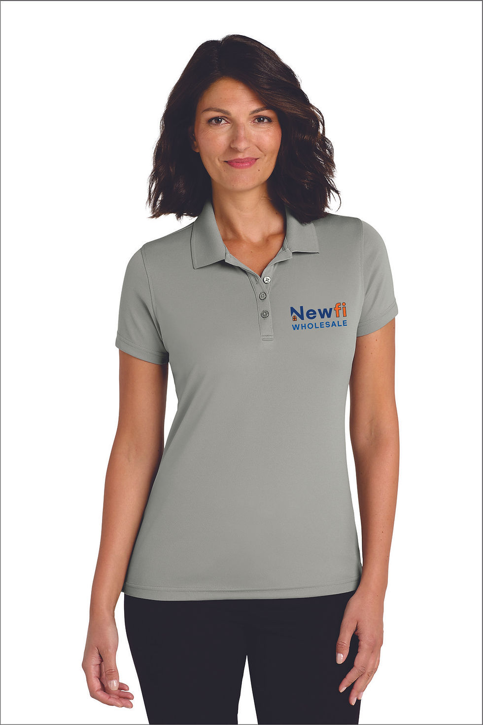 Thumbnail: Port Authority® Women's Dry Zone® UV Micro-Mesh Polo