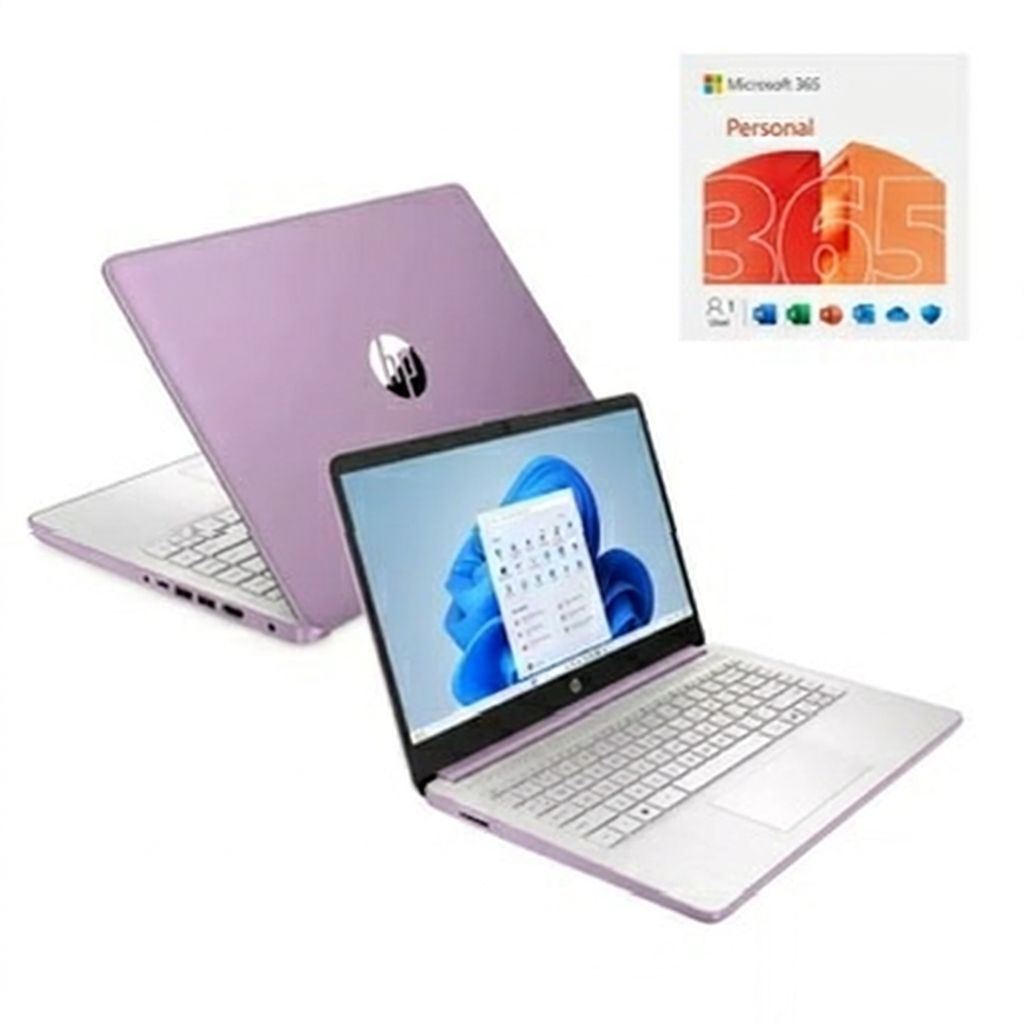 HP 14" HD Touchscreen Laptop – Winter Lavender Edition (4GB RAM 64GB)