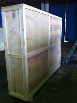 Фанерный ящик для стекла