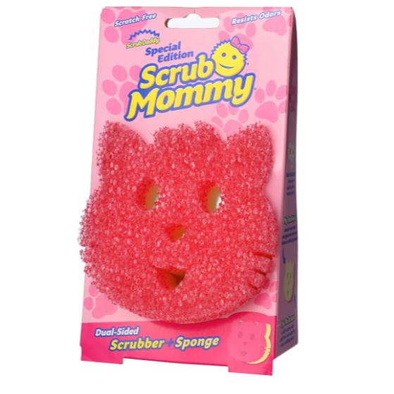 sponge for dishes pink
