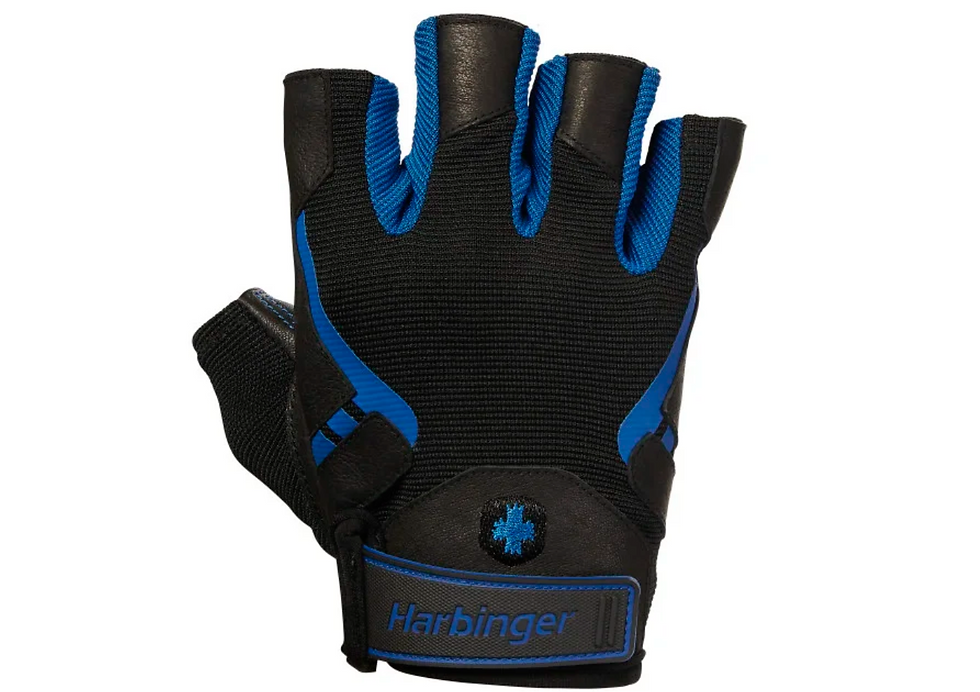 כפפות אימון כחולות ושחורות