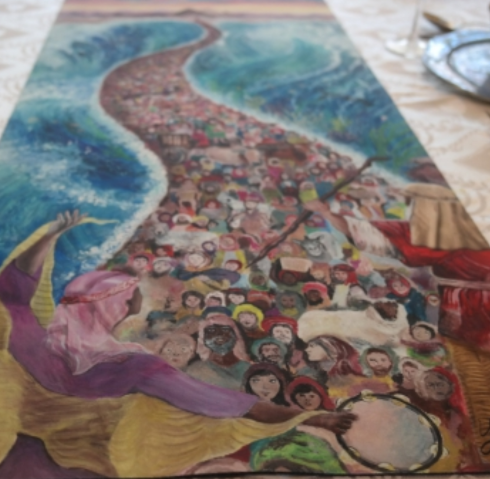 ציור של מעבר ים סוף.