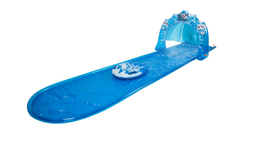 מגלשת מים כחולה