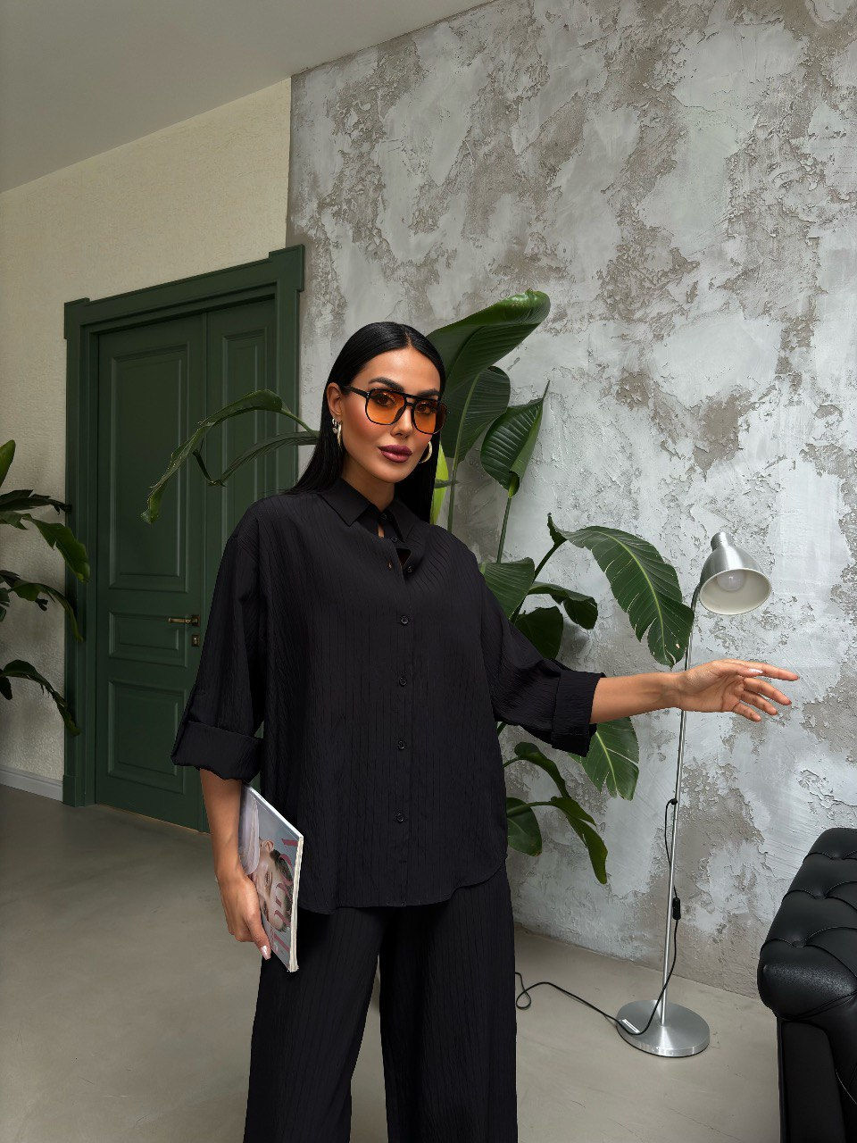 Küçük resim: Kendinden Kabartma Çizgili İkili Salaş