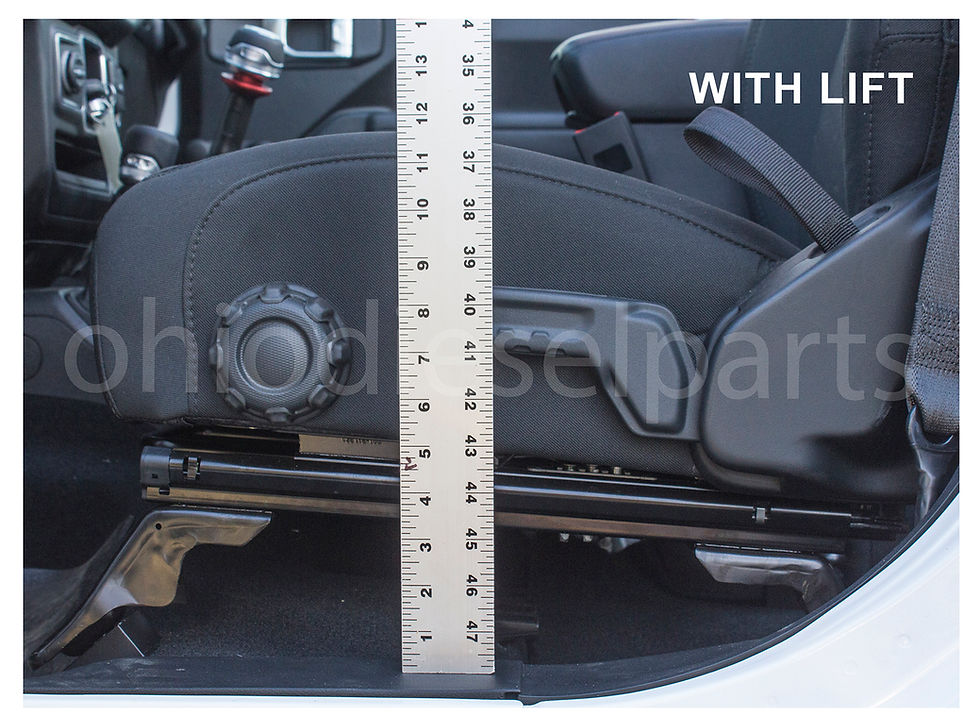 Thumbnail: Jeep Wrangler JL JLU JT Gladiator Front Seat Lift Spacer Kit 2018-2026++