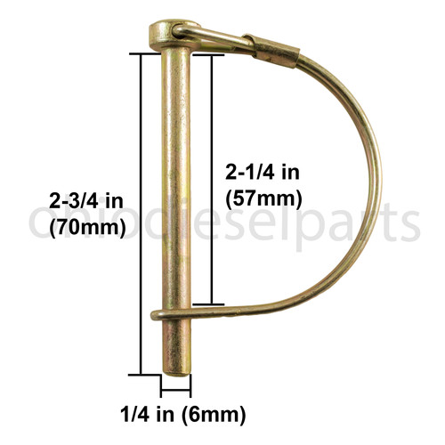 PTO Shaft Locking Pin 1/4