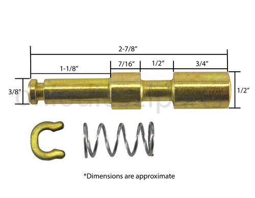 1-PACK PTO Power Take Off Pins Yoke Quick Release and C-clip S