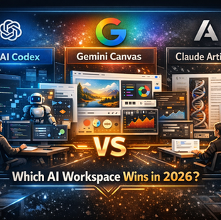 OpenAI Codex vs. Gemini Canvas vs. Claude Artifacts: Welcher KI-Arbeitsbereich wird 2026 die Nase vorn haben?