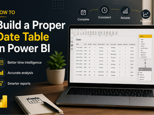How to Build a Proper Date Table in Power BI