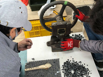 モザイク補修の取り組み