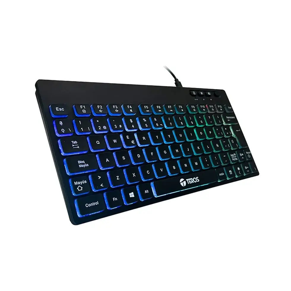 Miniatura: Teclado Gamer Teros Te-4066g Rgb Inalámbrico Bluetooth